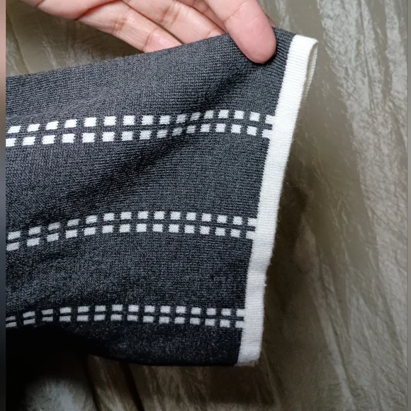 Gabby Skye Classic Knit Dress – Graphite/Ivory – Size 2X – NWT - Picture 8 of 11